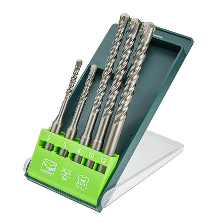 Vrták do betónu SDS Plus, 5, 6 x 110 mm + 8, 10, 12 x 160 mm, x 5 ks od VERTO nájdeš na naravis.sk