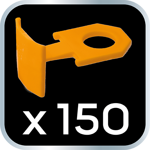 Klipy na vyrovnávanie dlaždíc 150 ks, 1.5mm od NEO TOOLS nájdeš na naravis.sk
