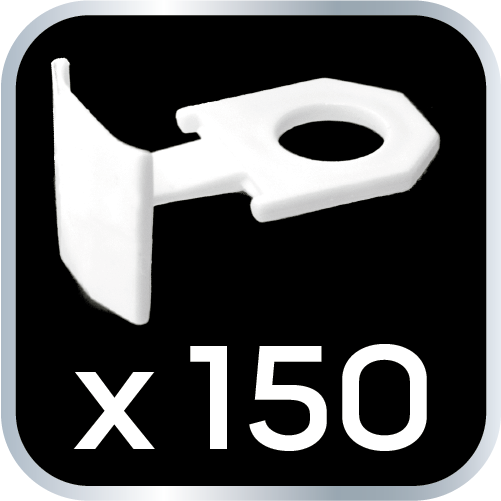 Klipy na vyrovnávanie dlaždíc 150 ks, 1mm od NEO TOOLS nájdeš na naravis.sk
