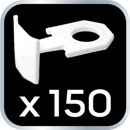 Klipy na vyrovnávanie dlaždíc 150 ks, 1mm od NEO TOOLS nájdeš na naravis.sk