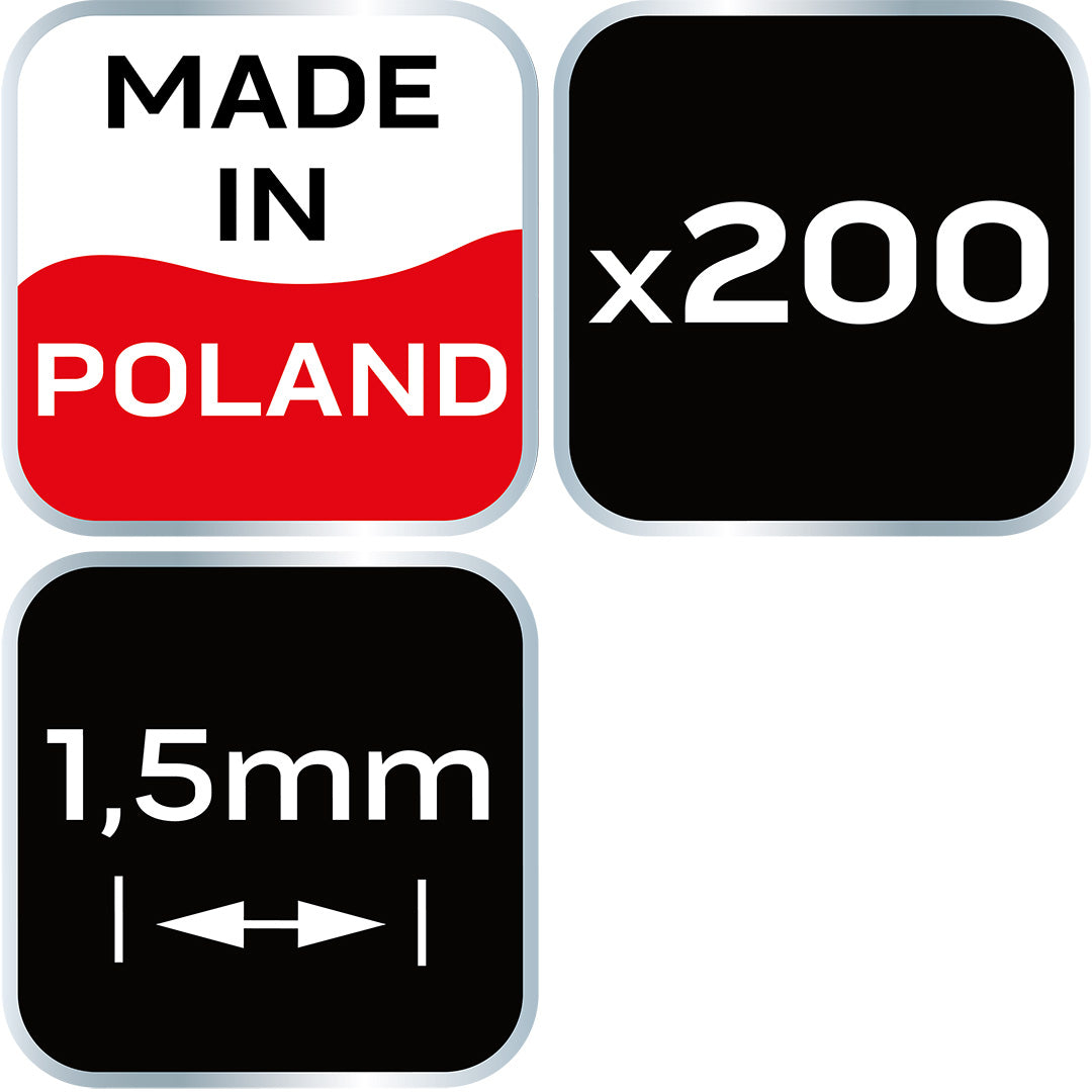 Krížik distančný 1.5 mm, 200 ks od NEO TOOLS nájdeš na naravis.sk