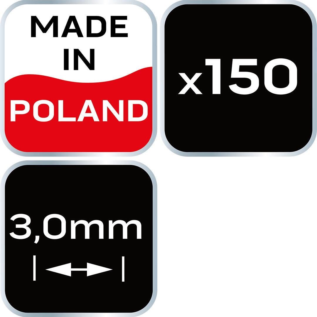 Krížik distančný 3,0 mm, 150 ks od NEO TOOLS nájdeš na naravis.sk