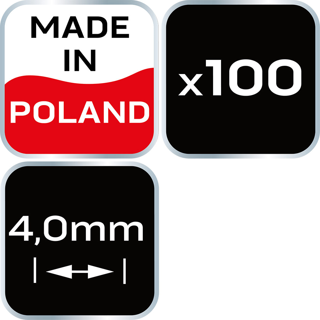 Krížik distančný 4.0mm, 100 ks od NEO TOOLS nájdeš na naravis.sk