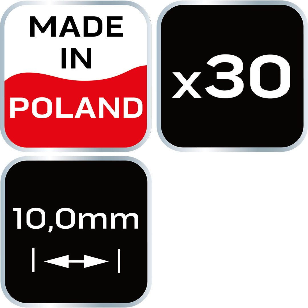 Krížik distančný T 10,0 mm, 30 ks od NEO TOOLS nájdeš na naravis.sk