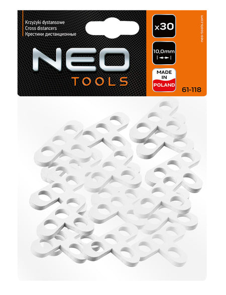 Krížik distančný T 10,0 mm, 30 ks od NEO TOOLS nájdeš na naravis.sk