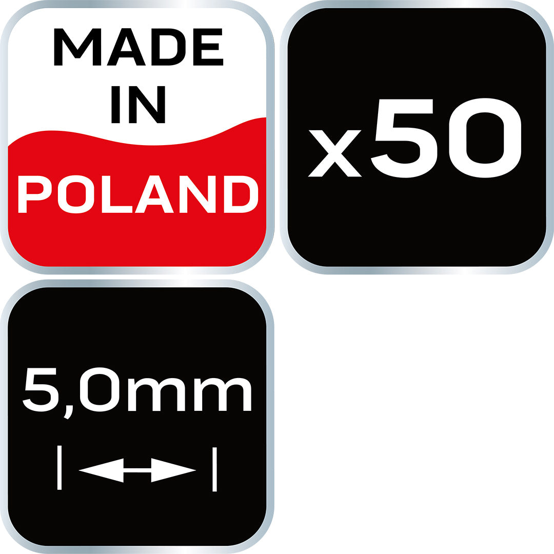 Krížik distančný T 5,0 mm, 50 ks od NEO TOOLS nájdeš na naravis.sk
