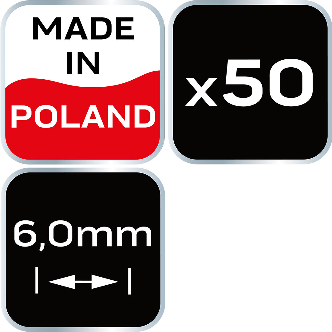 Krížik distančný T 6,0 mm, 50 ks od NEO TOOLS nájdeš na naravis.sk