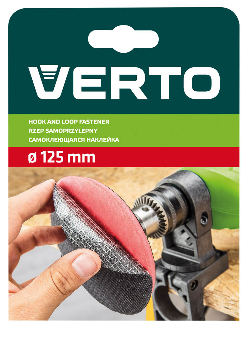 Kotúč na suchý zips, 125 mm od VERTO nájdeš na naravis.sk