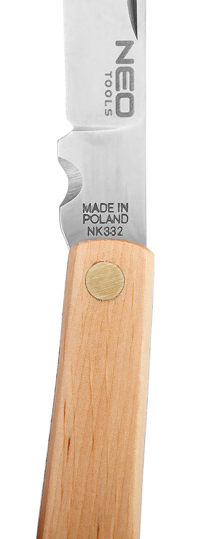 Montážny nôž, drevený kryt od NEO TOOLS nájdeš na naravis.sk