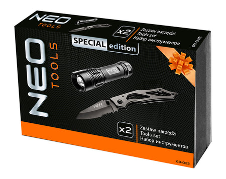 Sada 2 kusov (99-101 Baterka, 63-025 Nôž) od NEO TOOLS nájdeš na naravis.sk