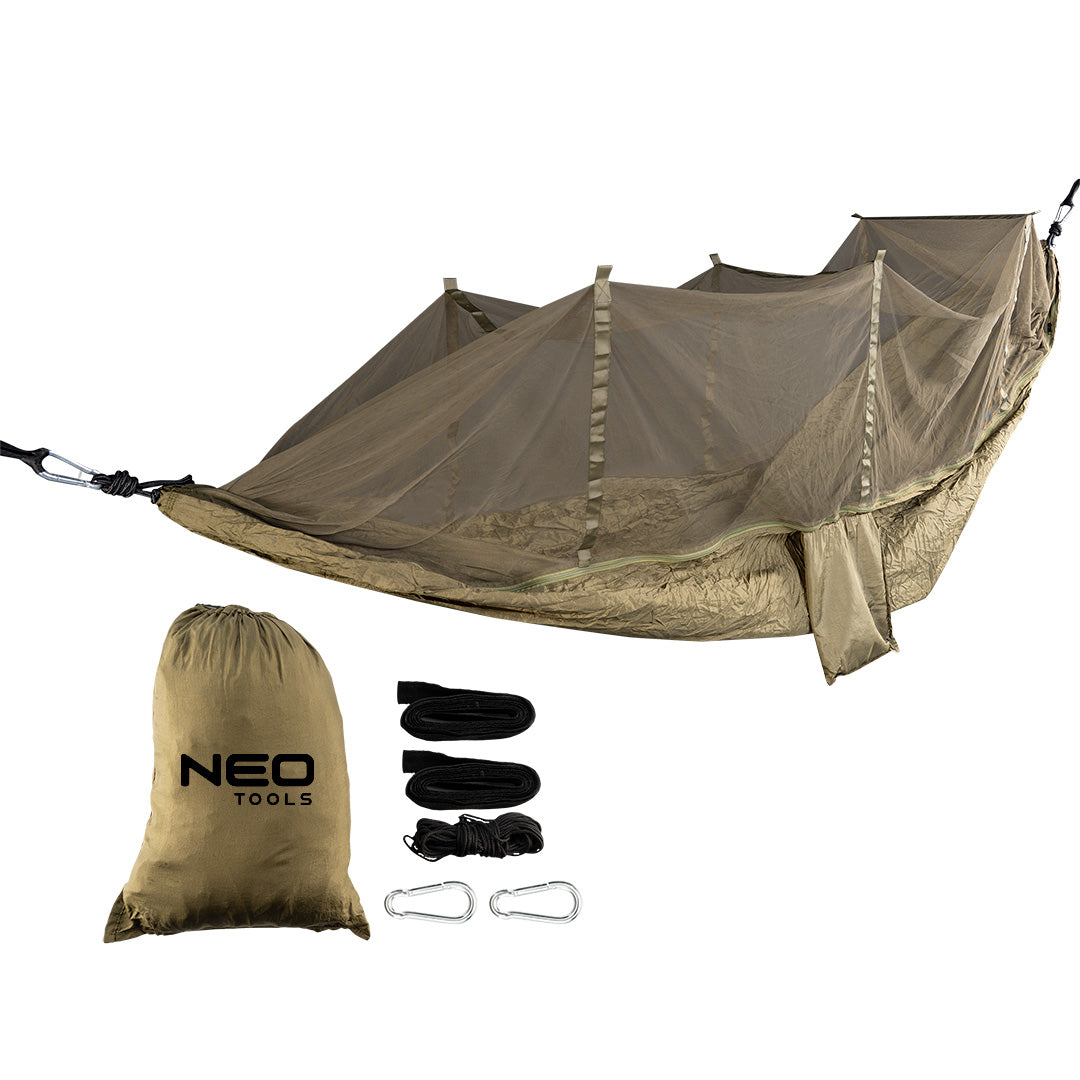 Hamak so sieťkou proti hmyzu 330 x 140 cm súprava od NEO TOOLS nájdeš na naravis.sk