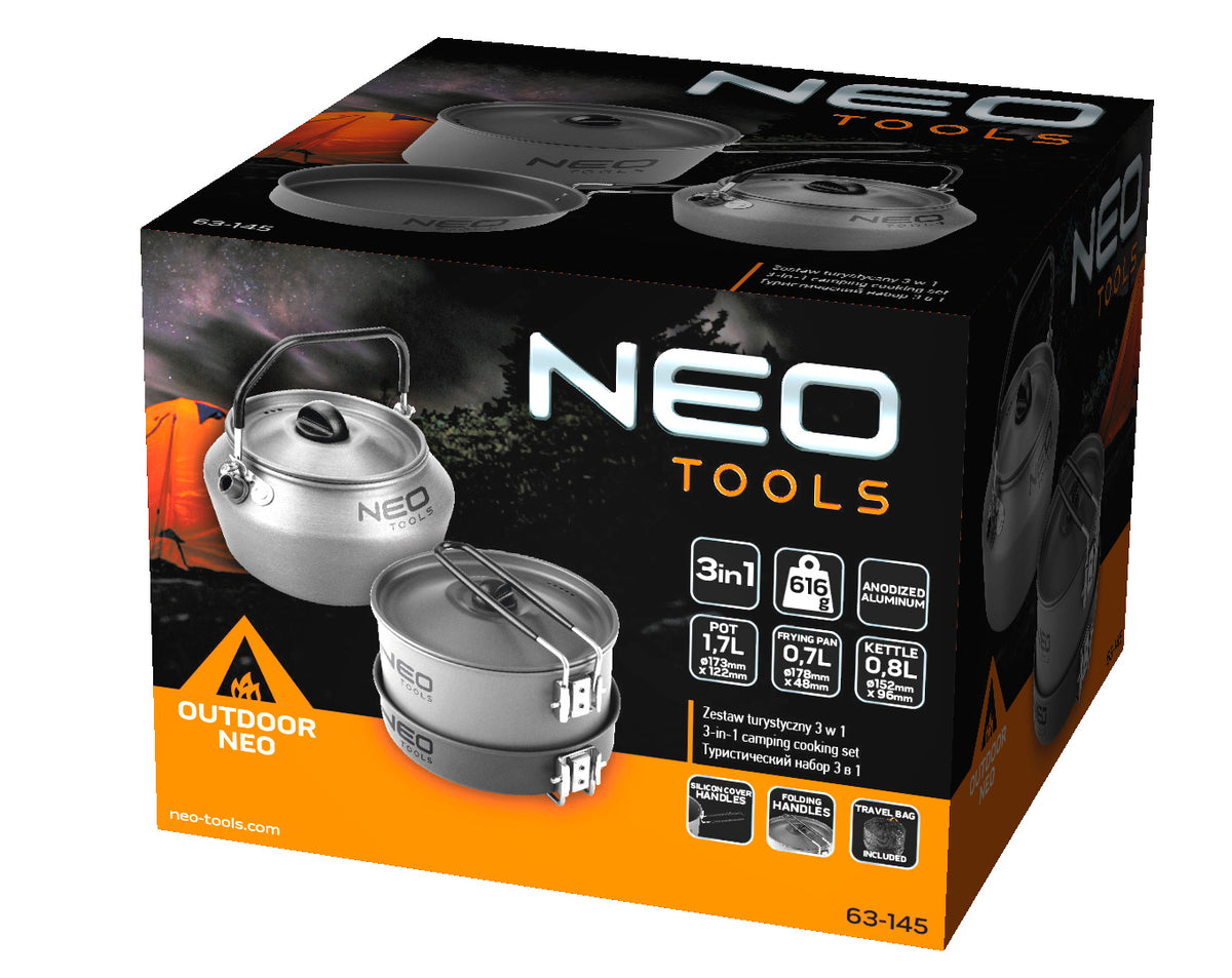 Turistické náčinie 3 v 1 od NEO TOOLS nájdeš na naravis.sk