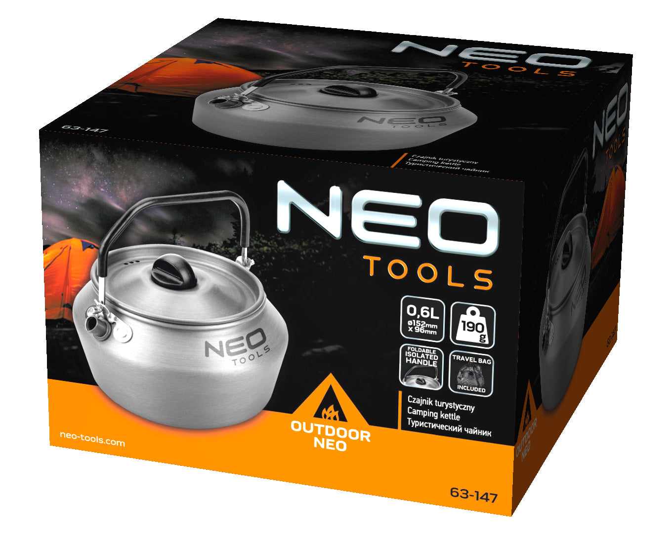 Turistická kanvica 0,8 l od NEO TOOLS nájdeš na naravis.sk