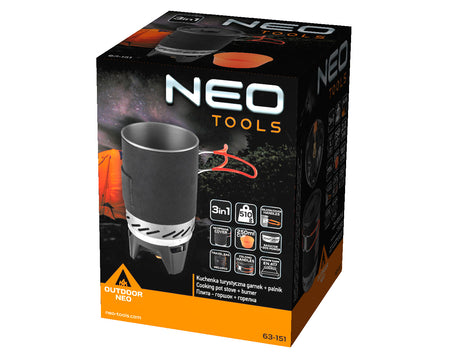 Turistický sporák hrniec + horák od NEO TOOLS nájdeš na naravis.sk