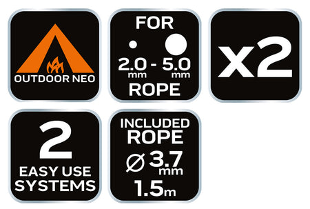 Napínač laniek 2 ks od NEO TOOLS nájdeš na naravis.sk