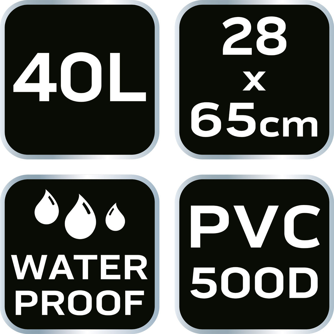 Vodotesný batoh, PVC, 40 l od NEO TOOLS nájdeš na naravis.sk