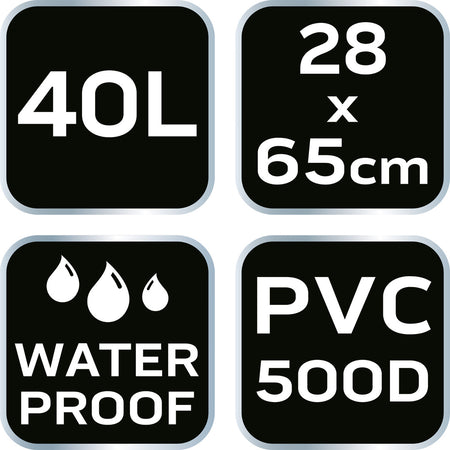 Vodotesný batoh, PVC, 40 l od NEO TOOLS nájdeš na naravis.sk