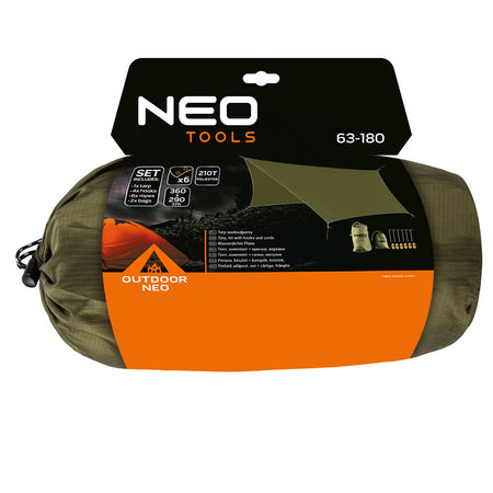 Plachta vodotesná 360 x 290 cm 210T PU3000 od NEO TOOLS nájdeš na naravis.sk