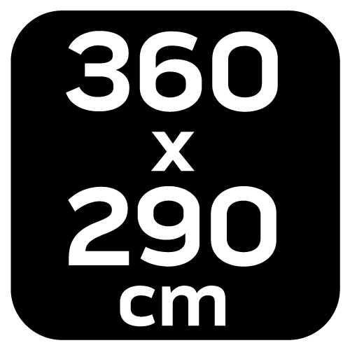 Plachta vodotesná 360 x 290 cm 210T PU3000 od NEO TOOLS nájdeš na naravis.sk