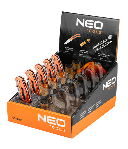 Nôž na displej, mini baterka, základné potreby od NEO TOOLS nájdeš na naravis.sk