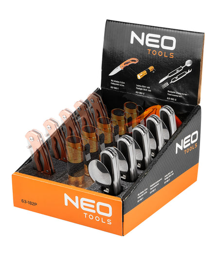 Nôž na displej, mini baterka, základné potreby od NEO TOOLS nájdeš na naravis.sk