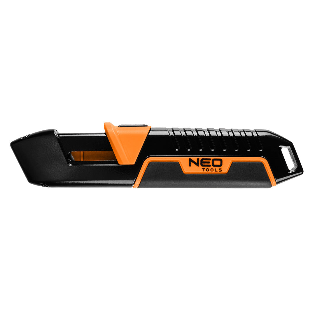 Nôž s lichobežníkovou čepeľou, bezpečnostný od NEO TOOLS nájdeš na naravis.sk