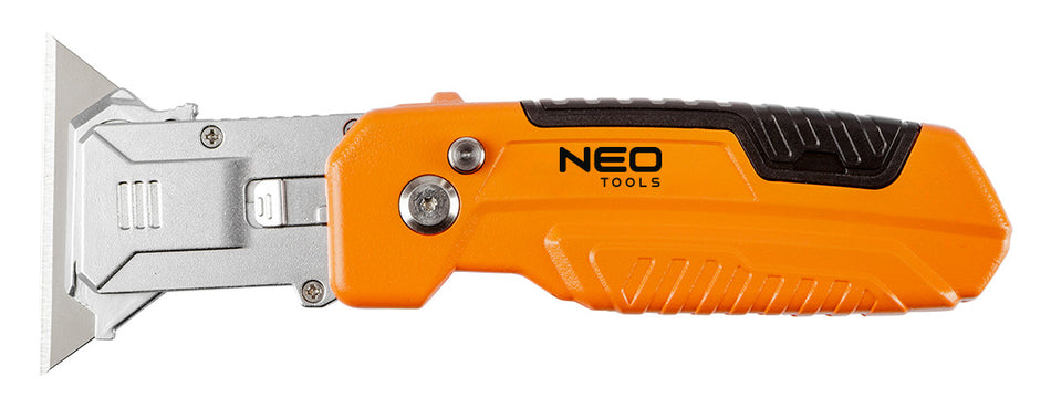 Nôž s trapézovou čepeľou so škrabkou od NEO TOOLS nájdeš na naravis.sk