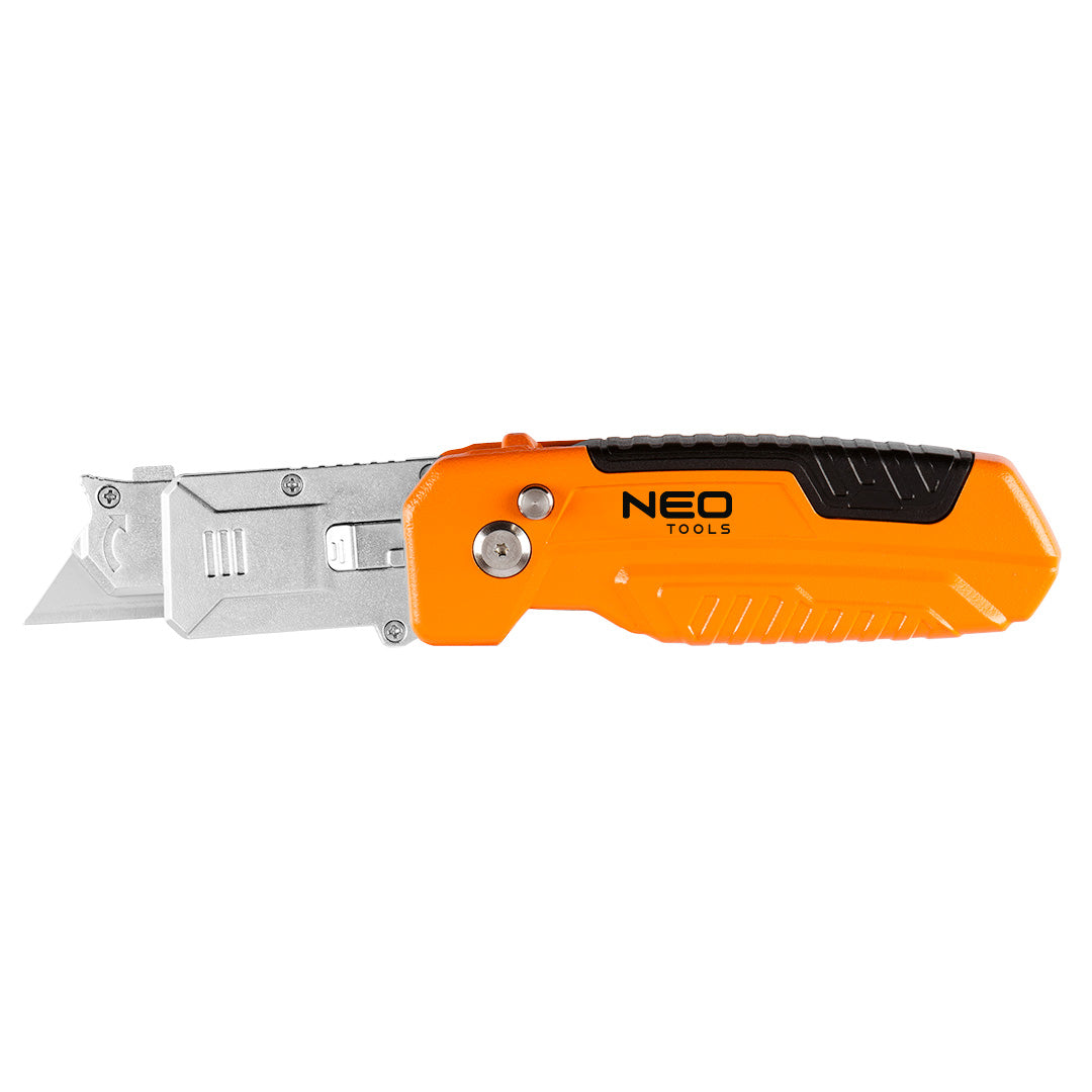 Nôž s trapézovou čepeľou so škrabkou od NEO TOOLS nájdeš na naravis.sk