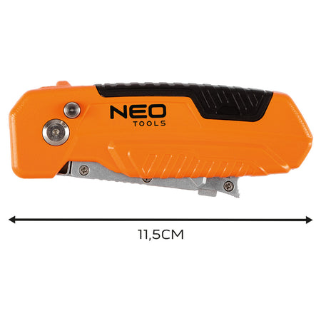 Nôž s trapézovou čepeľou so škrabkou od NEO TOOLS nájdeš na naravis.sk