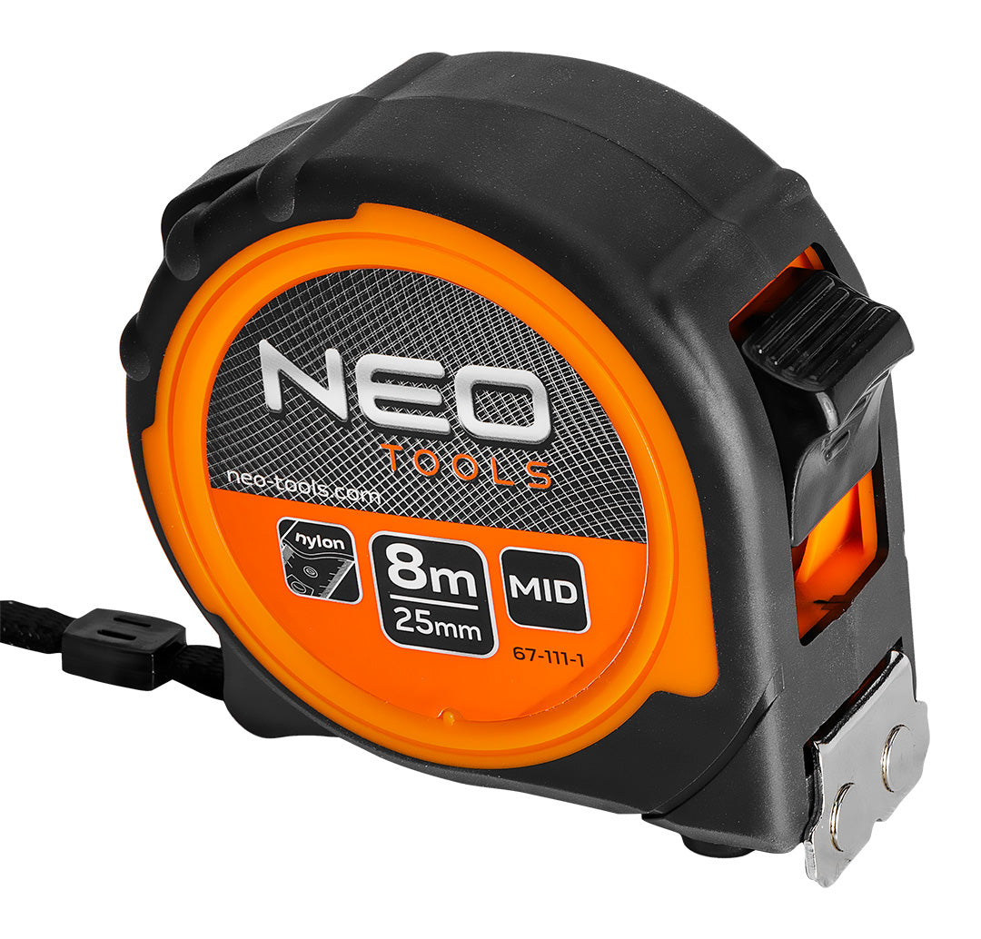 Valcovaný oceľový meter 8 m x 25 mm, magnet od NEO TOOLS nájdeš na naravis.sk