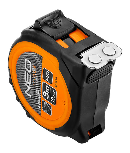 Valcovaný oceľový meter 3 m x 19 mm, magnet od NEO TOOLS nájdeš na naravis.sk