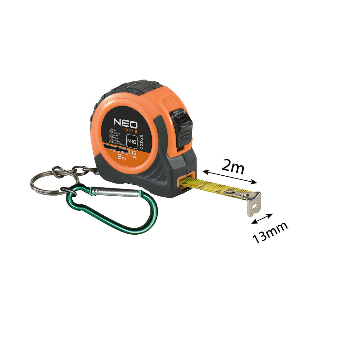 Mini meter na kľúče 2 m x 13 mm, násobky 24 ks. od NEO TOOLS nájdeš na naravis.sk