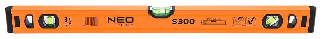 Hliníková vodováha S 300, 3 libelly, 60 cm od NEO TOOLS nájdeš na naravis.sk