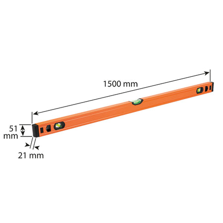 Hliníková vodováha S 300, 3 libelly, 150 cm od NEO TOOLS nájdeš na naravis.sk