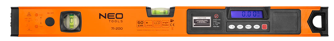 Vodováha s elektronickým displejom, 60 cm od NEO TOOLS nájdeš na naravis.sk