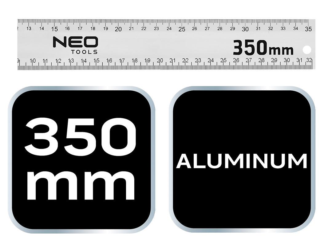 Uhlomer hliníkový, 350 x 190 mm od NEO TOOLS nájdeš na naravis.sk