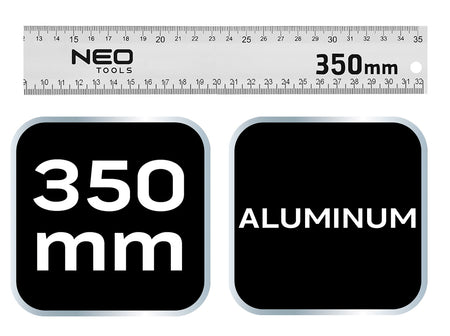 Uhlomer hliníkový, 350 x 190 mm od NEO TOOLS nájdeš na naravis.sk