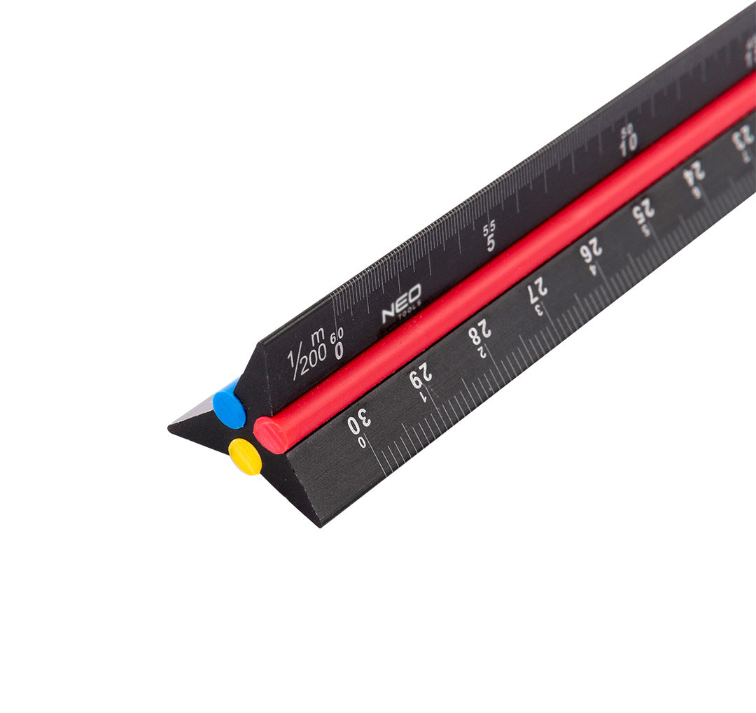 Trojhranné pravítko, 30 cm od NEO TOOLS nájdeš na naravis.sk