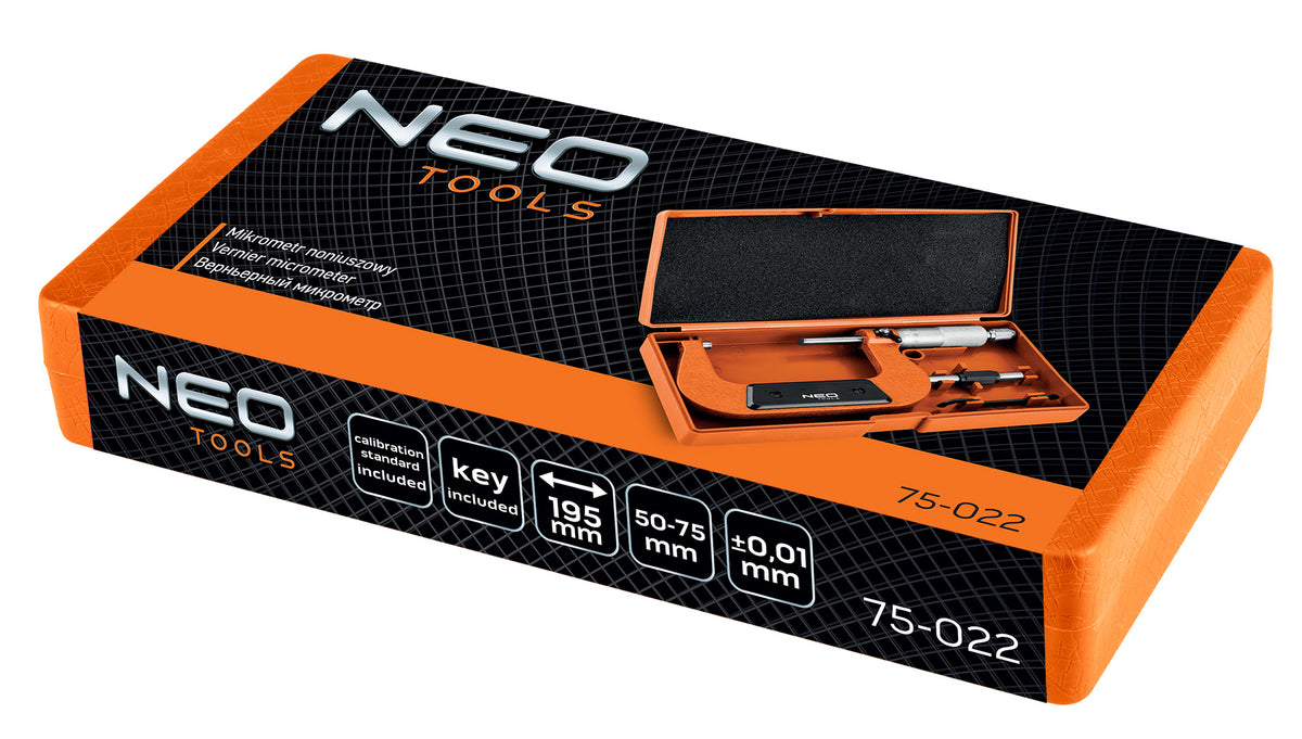 Vernierov mikrometer 50-75 mm od NEO TOOLS nájdeš na naravis.sk