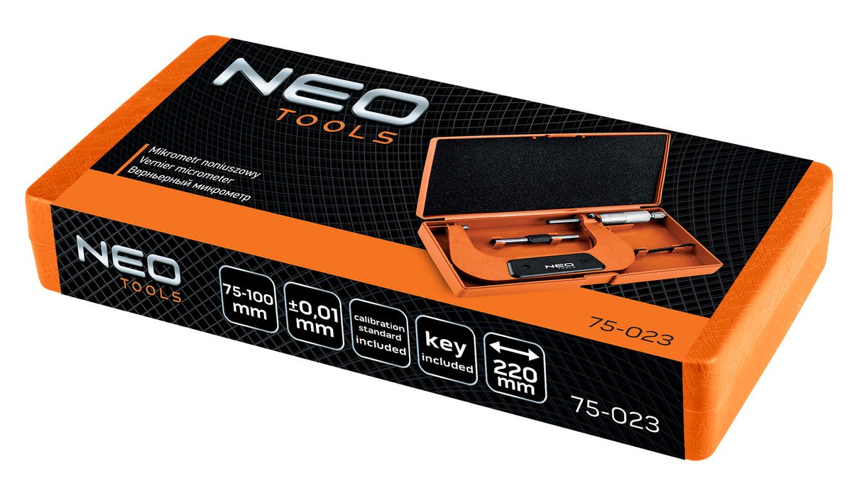 Vernierov mikrometer 75-100 mm od NEO TOOLS nájdeš na naravis.sk