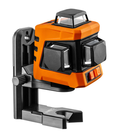 Rovinný laser 15 m 3D, červený, 360° v troch rovinách, s puzdrom a magnetickým držiakom od NEO TOOLS nájdeš na naravis.sk