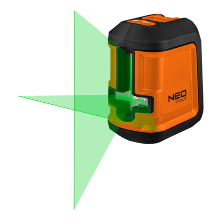 Krížový laser 15 m, zelený, držiak, puzdro od NEO TOOLS nájdeš na naravis.sk