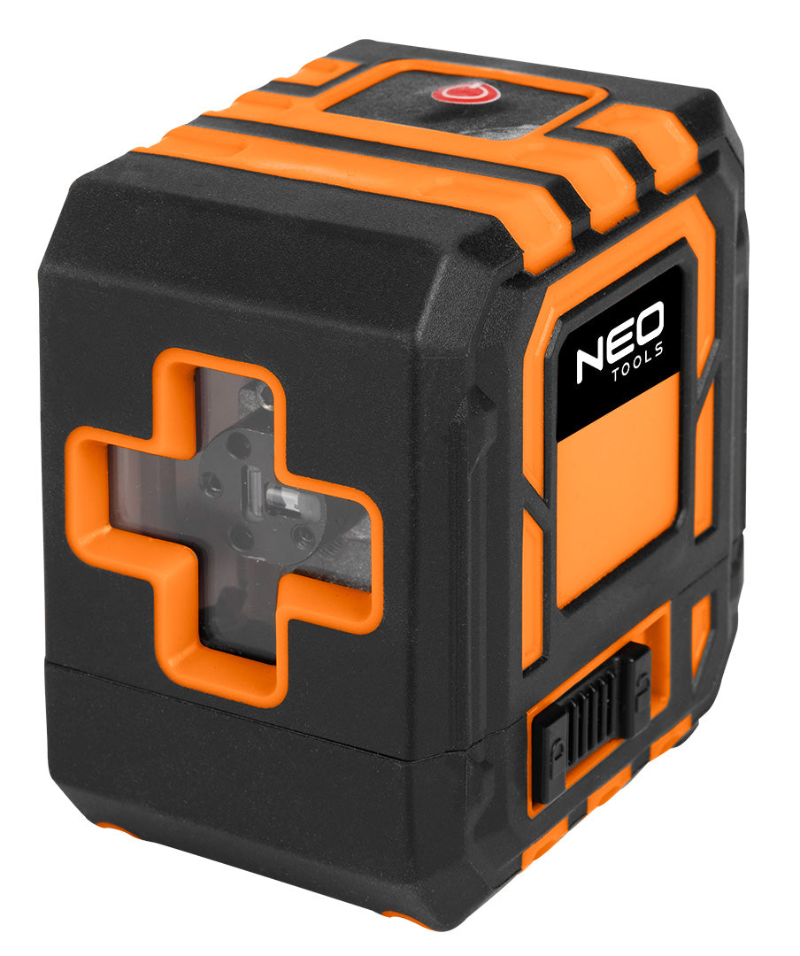 Krížový laser 20 m, s puzdrom a magnetickým držiakom, červený od NEO TOOLS nájdeš na naravis.sk