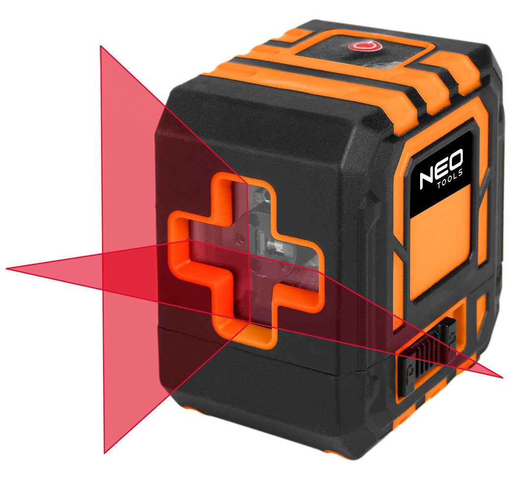 Krížový laser 30 m, s puzdrom a magnetickým držiakom, zelený od NEO TOOLS nájdeš na naravis.sk
