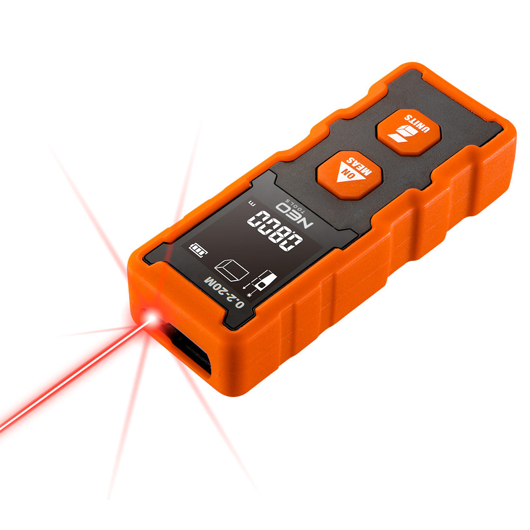 Laserový diaľkomer, rozsah práce 0,2 - 20 m od NEO TOOLS nájdeš na naravis.sk