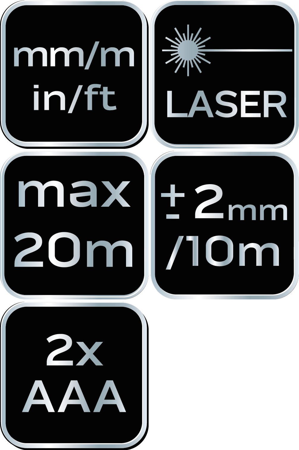 Laserový diaľkomer, rozsah práce 0,2 - 20 m od NEO TOOLS nájdeš na naravis.sk