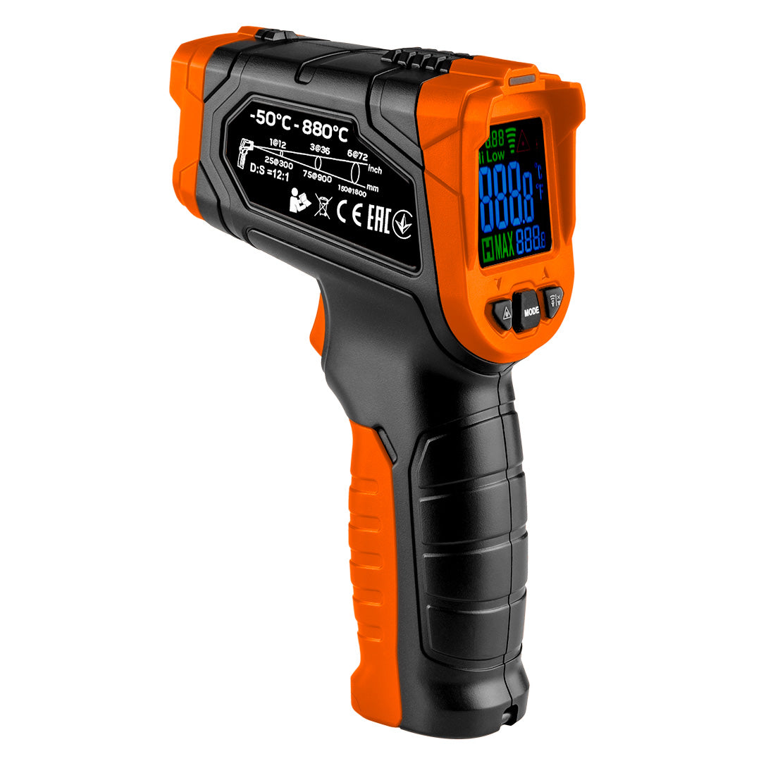 Pyrometer, prístroj na meranie teploty (C-50~880, F-58~1616) od NEO TOOLS nájdeš na naravis.sk
