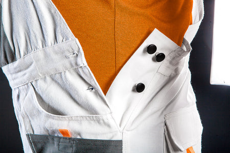 Nohavice s trakmi, biela, veľkosť L/52 od NEO TOOLS nájdeš na naravis.sk