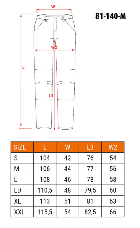 Nohavice s trakmi, biela, veľkosť M/50 od NEO TOOLS nájdeš na naravis.sk