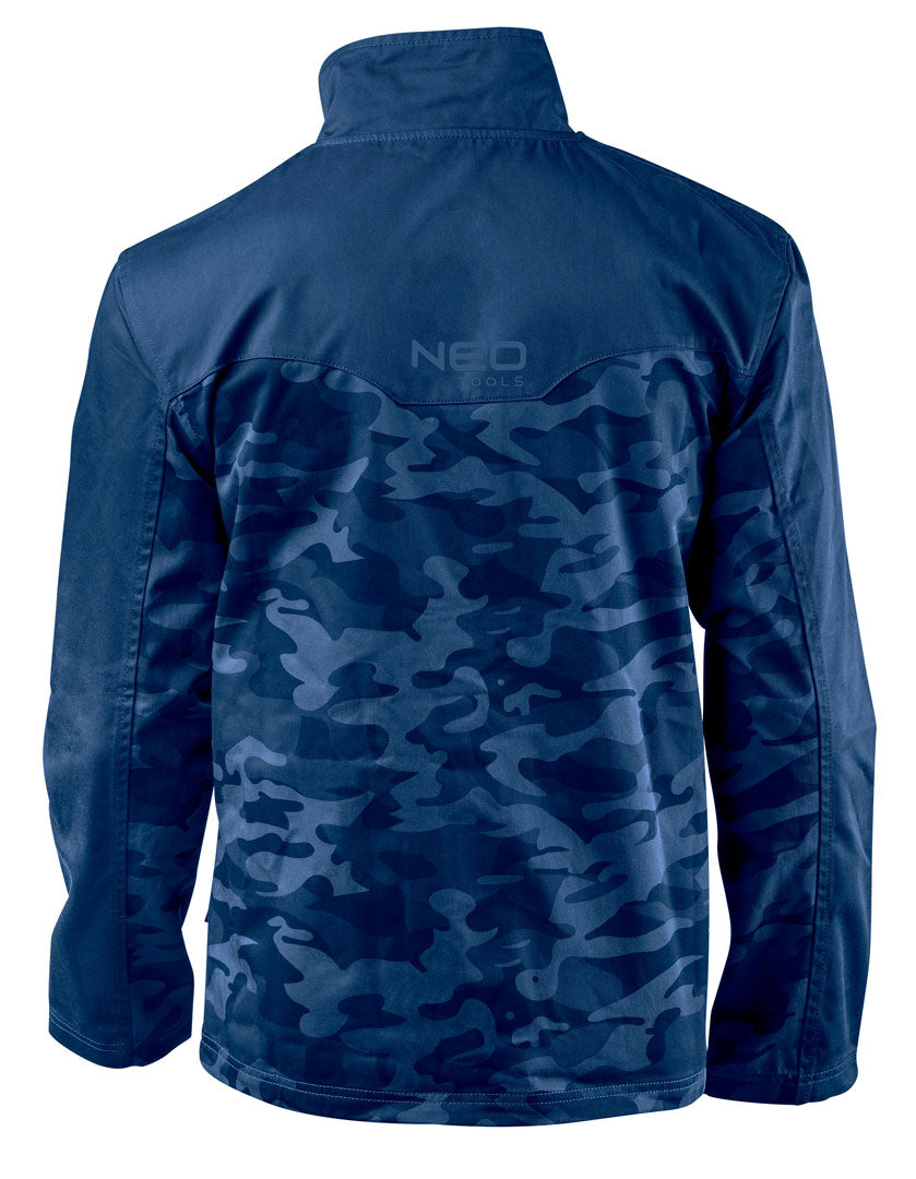 Pracovná bunda CAMO Navy, veľkosť M od NEO TOOLS nájdeš na naravis.sk